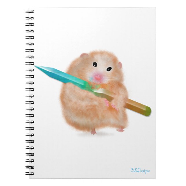 Cuaderno Divertido de Hámster (Frente)