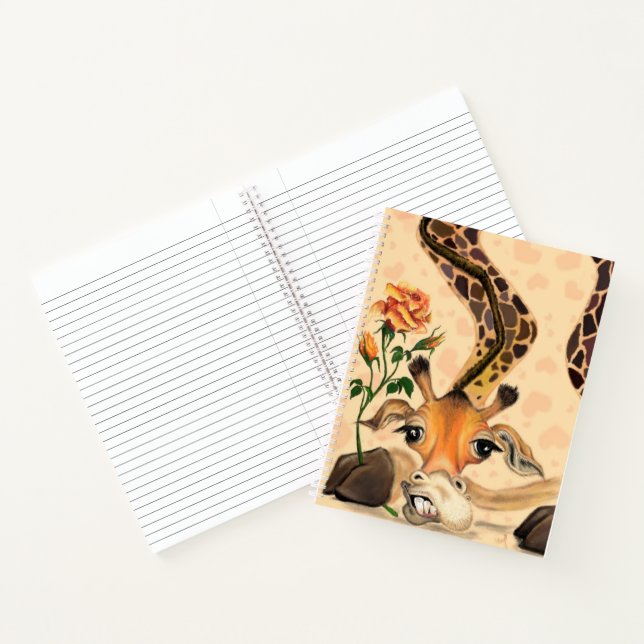 Cuaderno divertido de jirafa (Interior)