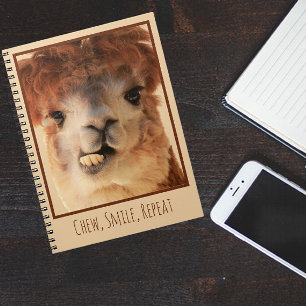 Cuaderno divertido de mascado de Alpaca