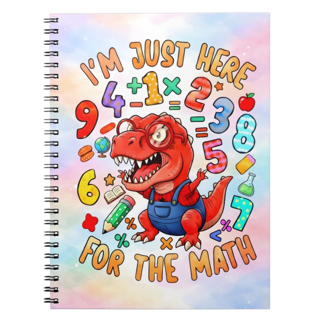 Cuaderno divertido de matemáticas de dinosaurios p (Frente)