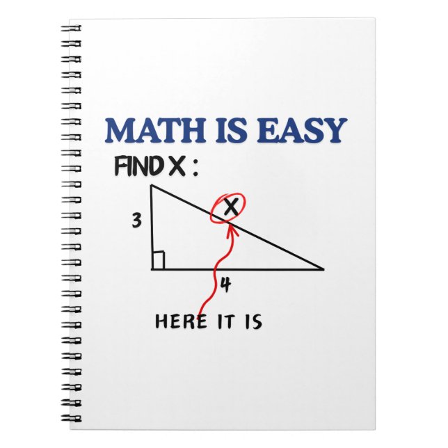 Cuaderno Divertido de Matemáticas – Regalo Perfect (Frente)