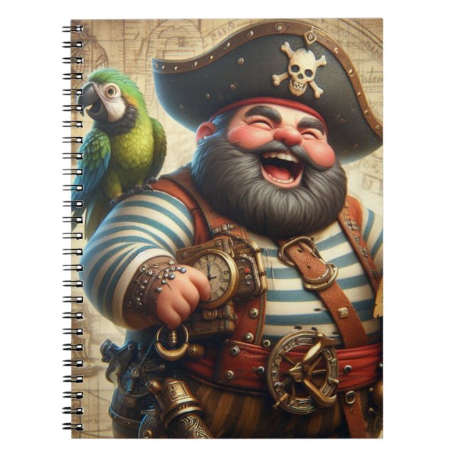 Cuaderno divertido de pirata (Frente)