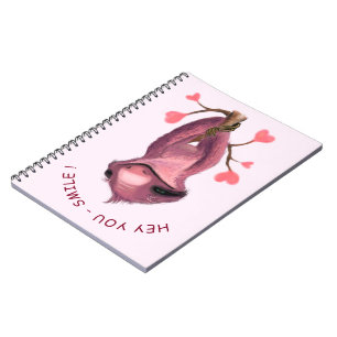 Cuaderno divertido de sonrisas románticas