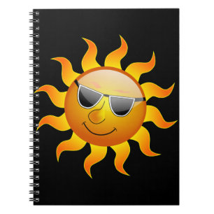 Cuaderno divertido de Sun del verano