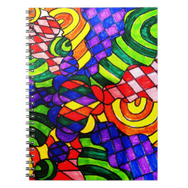Cuaderno divertido de varios colores