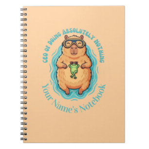 Cuaderno divertido del CEO de hacer nada de la ran