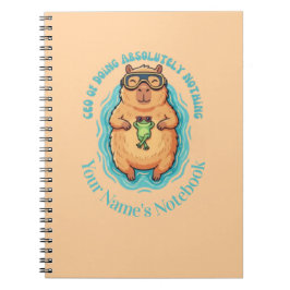 Cuaderno divertido del CEO de No Hacer Nada de Car