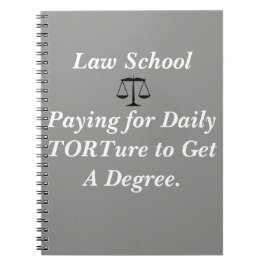 Cuaderno divertido del colegio de abogados