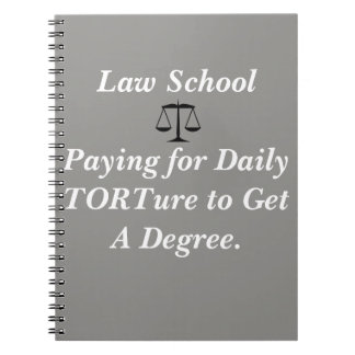 Cuaderno divertido del colegio de abogados