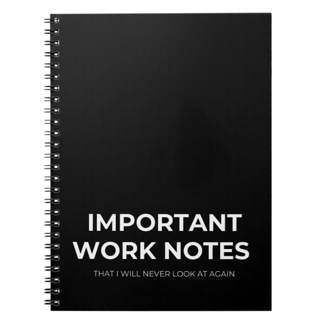 Cuaderno Divertido del trabajo (Frente)