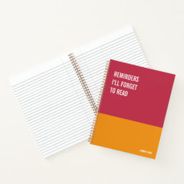 Cuaderno divertido, Diario de almohadilla de escri