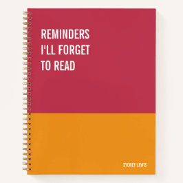 Cuaderno divertido, Diario de almohadilla de escri