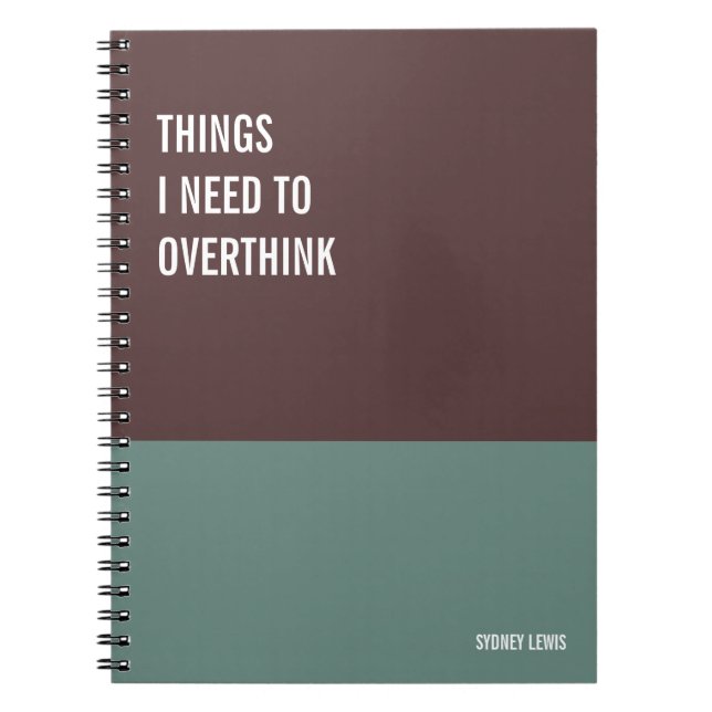 Cuaderno divertido, Diario de almohadilla de escri (Frente)