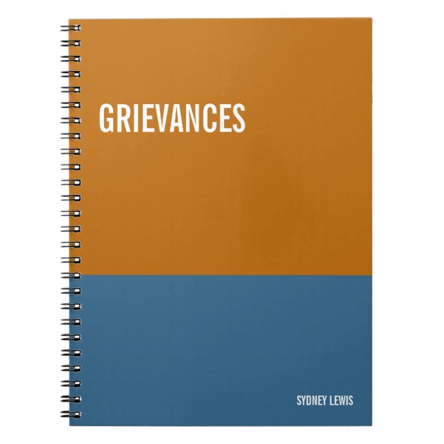 Cuaderno divertido, Diario de almohadilla de escri (Frente)