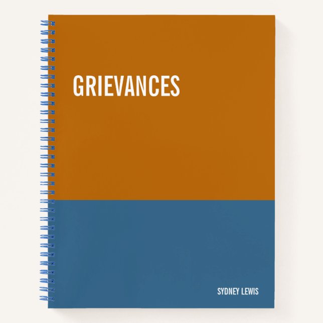 Cuaderno divertido, Diario de almohadilla de escri (Anverso)