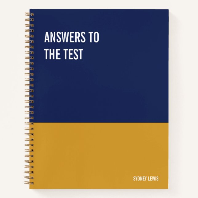 Cuaderno divertido, Diario de almohadilla de escri (Anverso)