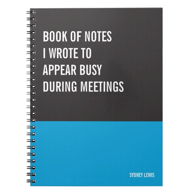 Cuaderno divertido, Diario de almohadilla de escri (Frente)