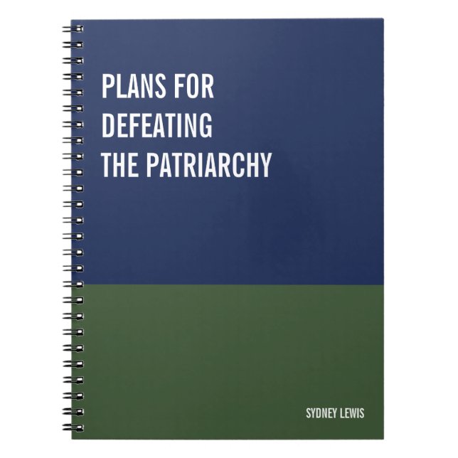 Cuaderno divertido, Diario de almohadilla de escri (Frente)