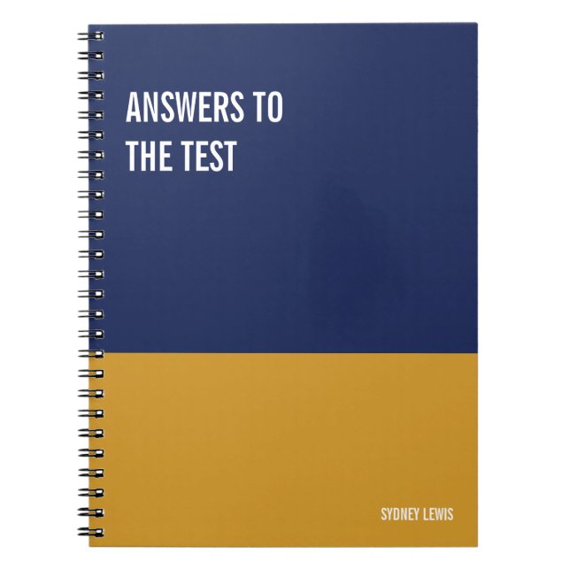 Cuaderno divertido, Diario de almohadilla de escri (Frente)