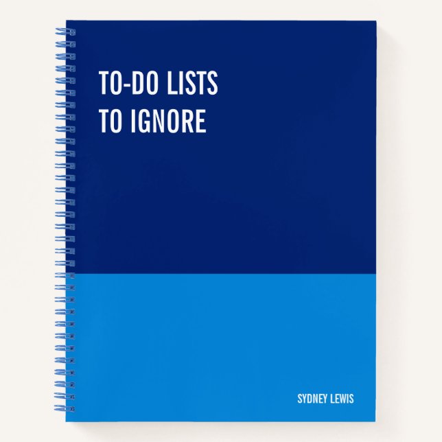 Cuaderno divertido, Diario de almohadilla de escri (Anverso)