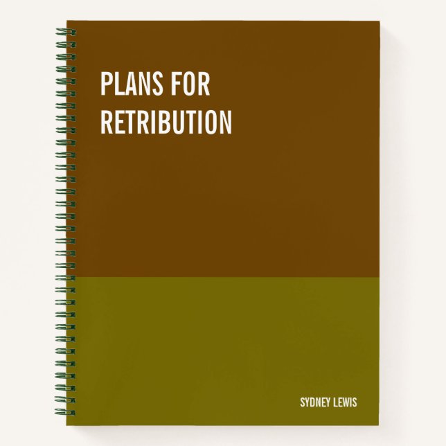 Cuaderno divertido, Diario de almohadillas de escr (Anverso)