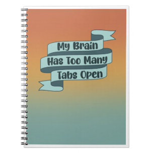Cuaderno Divertido Diario de Sobrepensamiento