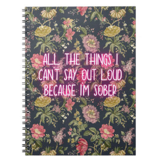 Cuaderno Divertido Diario de Sobriedad