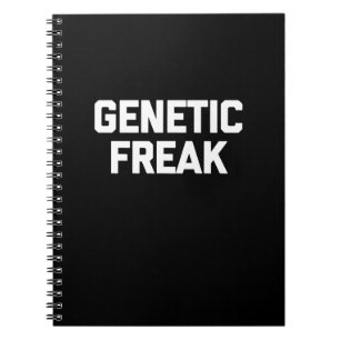 Cuaderno Divertido discurso de Freak T-Shirt genético