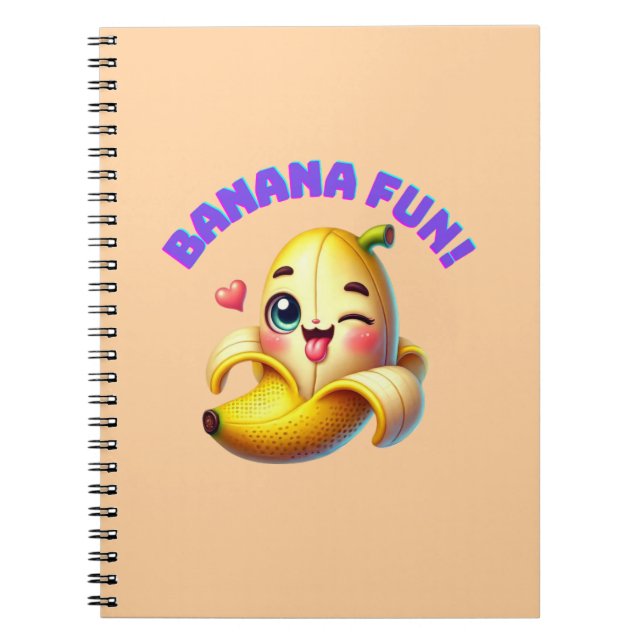 Cuaderno Divertido diseño de ganadería bananera para divers (Frente)