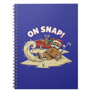 Cuaderno Divertido "¡En Snap!" Hombre de Jengibre de Navida