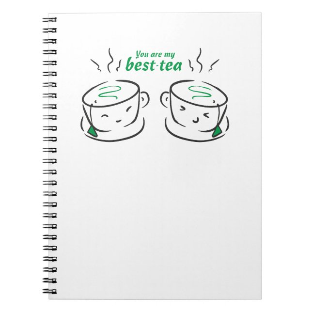 Cuaderno Divertido Eres mi mejor té, eres mi Bestie (Frente)