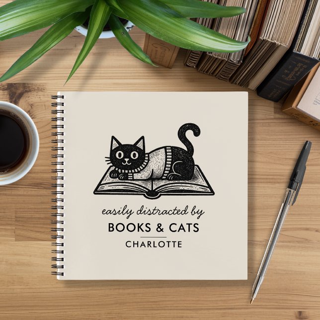 Cuaderno divertido fácilmente distraído por libros (Subido por el creador)