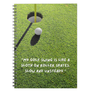 Cuaderno Divertido golf para golfistas