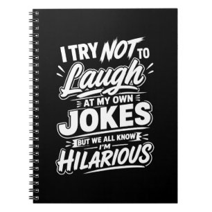 Cuaderno Divertido Intento No Reírme De Mis Propias Bromas 
