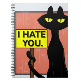 Cuaderno Divertido Mal Boogie - Te Odio
