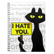 Cuaderno Divertido Mal Boogie - Te Odio