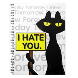 Cuaderno Divertido Mal Boogie - Te Odio