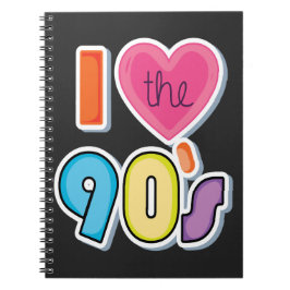 Cuaderno Divertido me encanta la fiesta temática de los 90,
