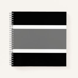 Cuaderno Divertido Negrita Gran Esporádico Rayos Blancos En