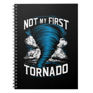 Cuaderno Divertido No Es Mi Primer Tornado Retro Cazador De