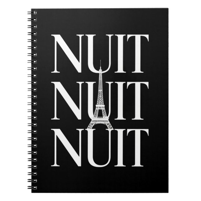Cuaderno Divertido Nuit Nuit (Frente)