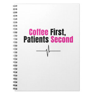 Cuaderno divertido para enfermeras – Café primero