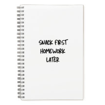 Cuaderno Divertido para la Escuela Comida Primero 