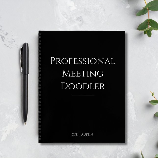 Cuaderno divertido para reuniones profesionales  (Subido por el creador)