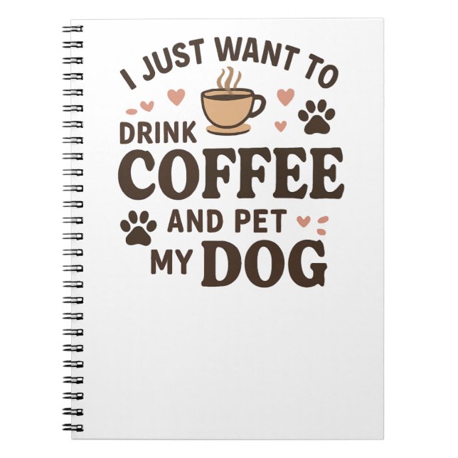 Cuaderno Divertido perro amante Perro madre perro papá (Frente)