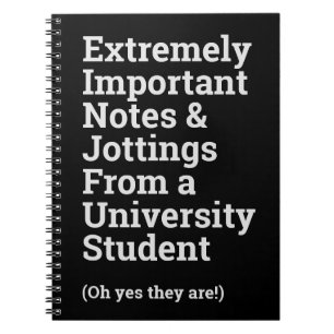 Cuaderno Divertido portátil para estudiantes universitarios