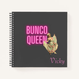 Cuaderno Divertido portátil personalizado Bunco Queen
