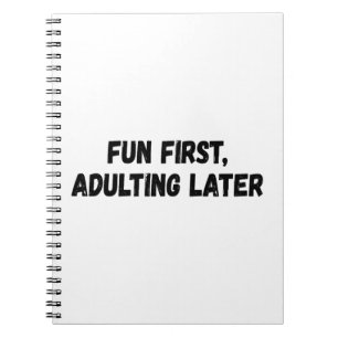 Cuaderno Divertido primer adulto después