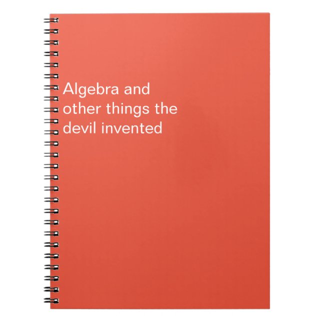 Cuaderno Divertido que lo inventó el diablo (Frente)
