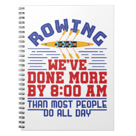 Cuaderno Divertido Rowing Hemos hecho más equipo de tripula